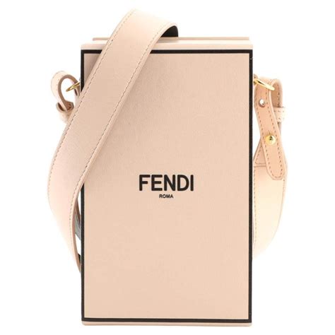 Fendi Vertical Box Crossbody Bag .